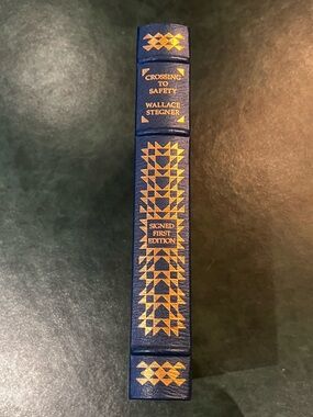 Collectible Signed Hardcover Book Crossing to Safety by Wallace Stegner